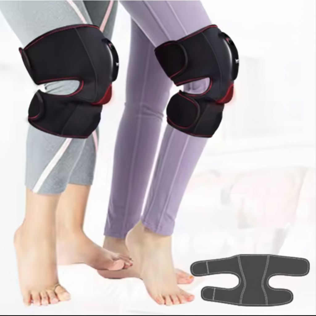 Heated Knee Massager with Air Compression – Adjustable Size, 3 Massage Modes, Auto Shutoff Align Body Relief