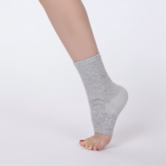 Bamboo Compression Foot Sleeves – Anti-Fatigue Support for Arch & Heel Comfort | Soft, Breathable, Eco-Friendly Design Align Body Relief