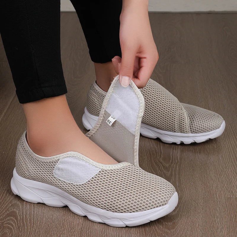 Comfortable Orthopedic Shoes for Wide Feet – Adjustable Soft Walking Shoes for Diabetic Support 8