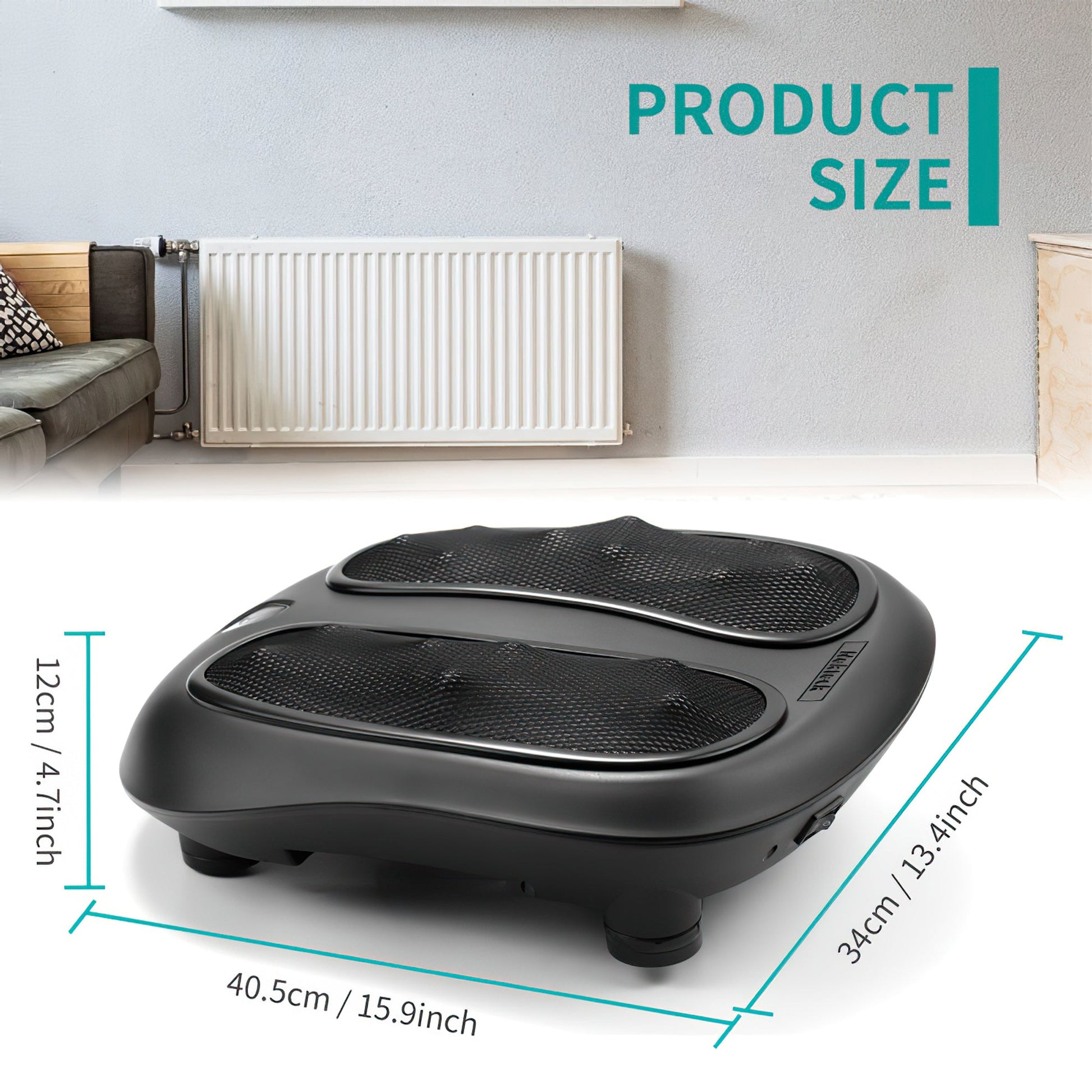 Foot Massager with Heat and 6 Massage Heads – Adjustable Height for Ultimate Relaxation and Pain Relief 7