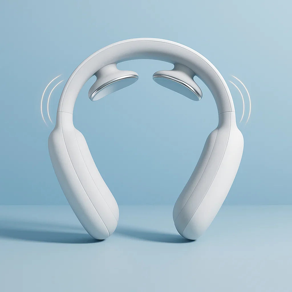 Electric Neck Massager – 15 Intensity Levels, 3 Modes, Rechargeable with Remote Control Align Body Relief