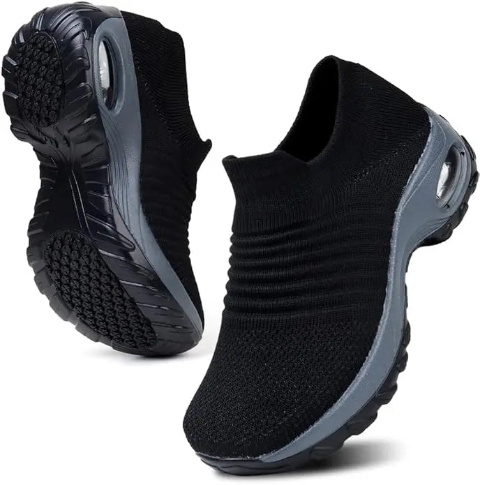 Soft Orthopaedic Loafers for Women with Arch Support – Comfortable Black Loafers for All-Day Wear 0