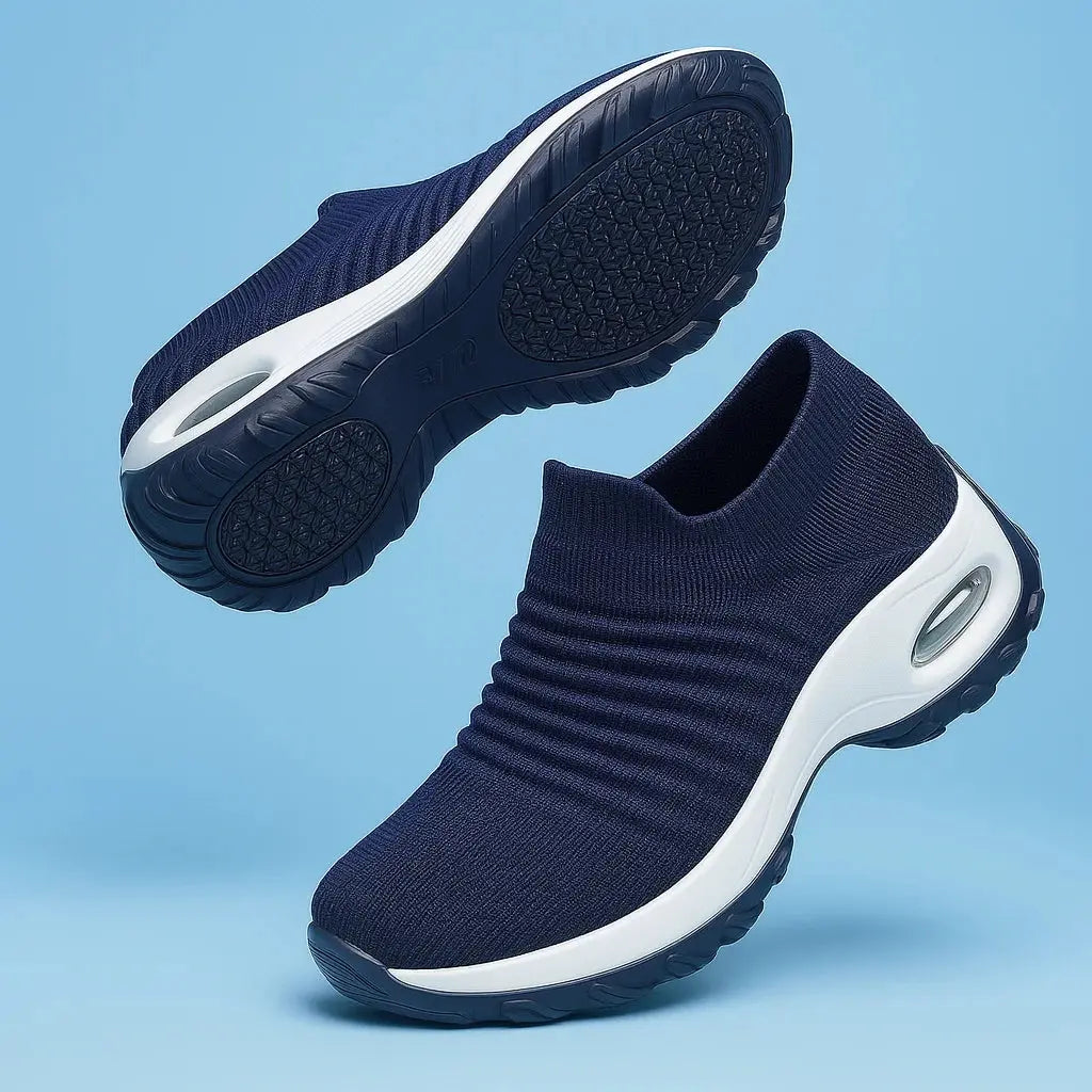 Soft Orthopaedic Loafers for Women with Arch Support – Comfortable Black Loafers for All-Day Wear 1