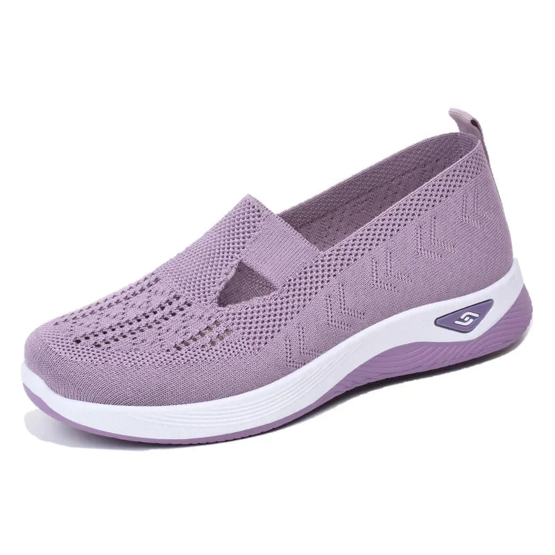 Women's Breathable Orthopedic Sneakers - Non-Slip Slip-On Sneakers for Comfortable Walking - Casual Shoes for Spring and Summer 17