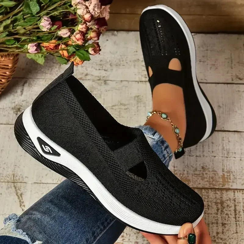 Women's Breathable Orthopedic Sneakers - Non-Slip Slip-On Sneakers for Comfortable Walking - Casual Shoes for Spring and Summer 19