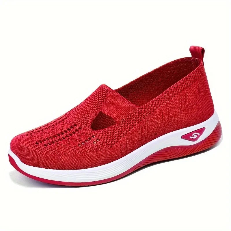 Women's Breathable Orthopedic Sneakers - Non-Slip Slip-On Sneakers for Comfortable Walking - Casual Shoes for Spring and Summer 21