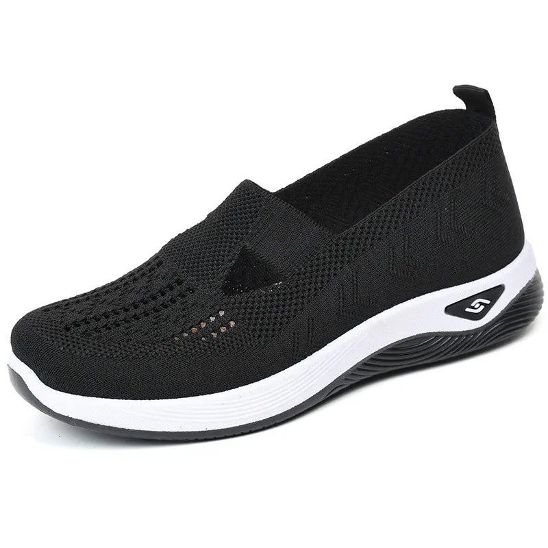 Women's Breathable Orthopedic Sneakers - Non-Slip Slip-On Sneakers for Comfortable Walking - Casual Shoes for Spring and Summer 22
