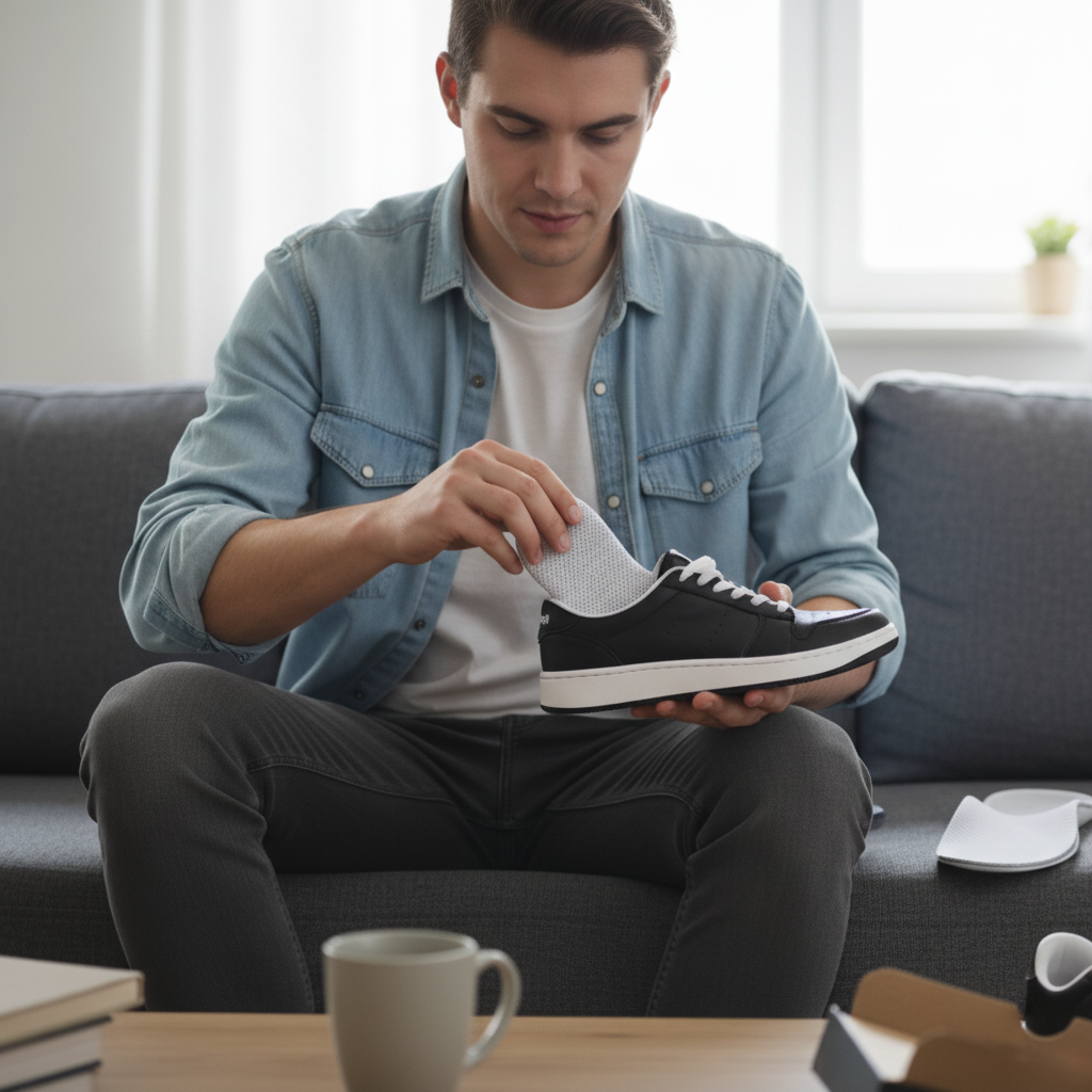 Height Increase Insoles – Adjustable Lift with High-Density Foam, Portable and Easy to Clean Align Body Relief