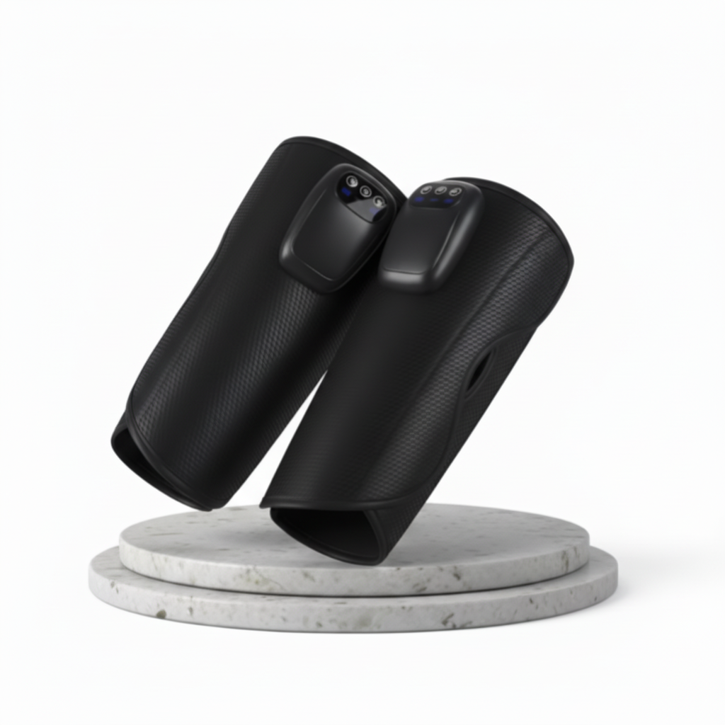 Cordless Air Compression Leg Massager – Portable, Adjustable Intensity with 3 Massage Modes and Rechargeable Battery Align Body Relief