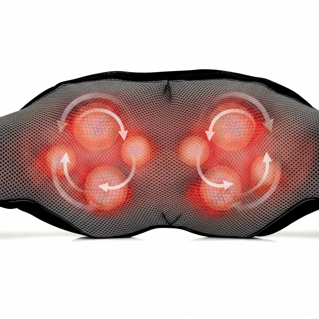 Shiatsu Neck and Back Massager with Infrared Heat – Adjustable Intensity for Comfort and Relaxation Align Body Relief