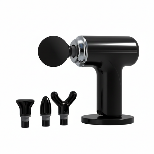 MAX Massage Gun – Compact, Portable with 2 Speed Modes and 4 Massage Heads Align Body Relief