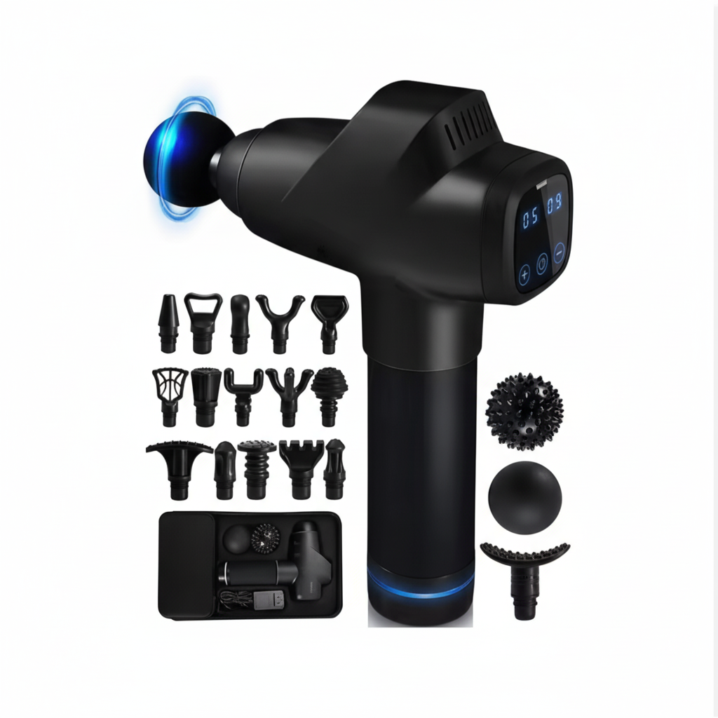 Cordless Deep Tissue Massage Gun – Quiet, Portable Muscle Massager for Athletes and Fitness Align Body Relief