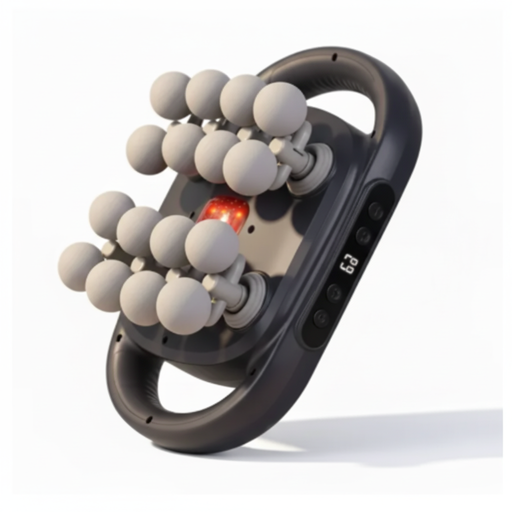 Electric Deep Tissue Massage Gun – Quiet, Powerful & Portable with 8 Heads Align Body Relief