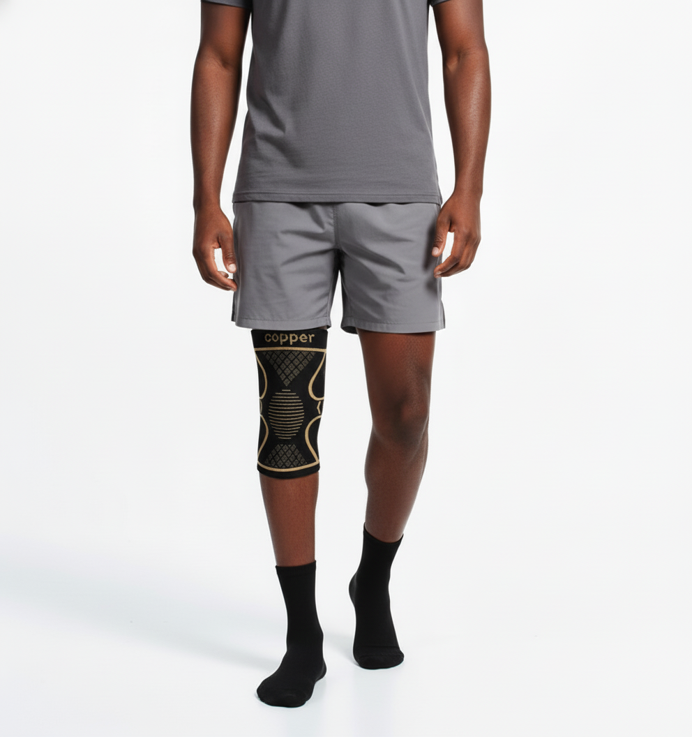 Copper-Infused Knee Compression Sleeve for Enhanced Support and Comfort Align Body Relief