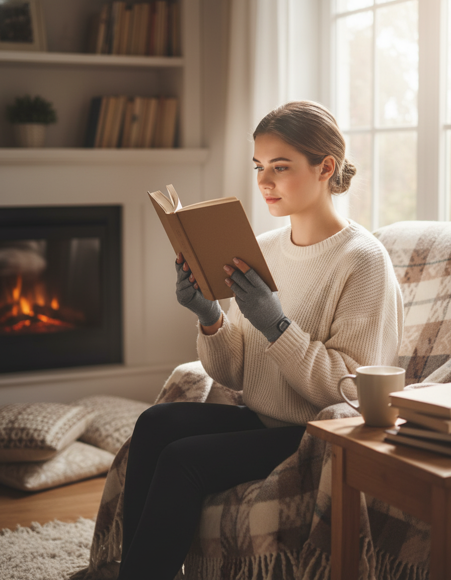 Compression Gloves for Men and Women – Breathable Hand Compression Gloves for Support and Comfort Align Body Relief