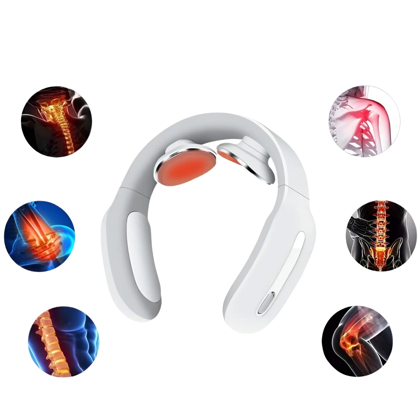 Electric Neck Massager – 15 Intensity Levels, 3 Modes, Rechargeable with Remote Control Align Body Relief