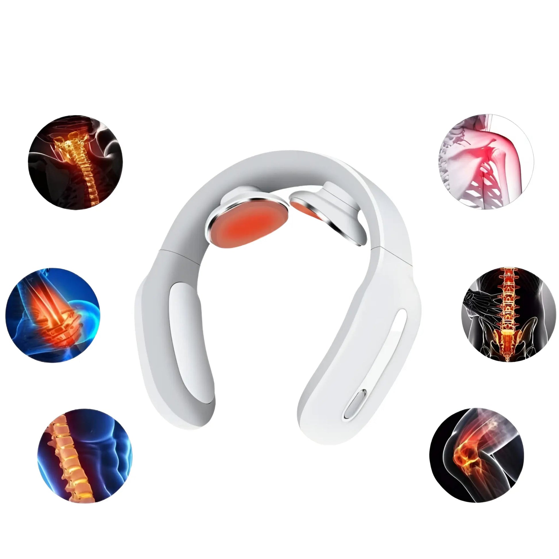 Electric Neck Massager – 15 Intensity Levels, 3 Modes, Rechargeable with Remote Control Align Body Relief