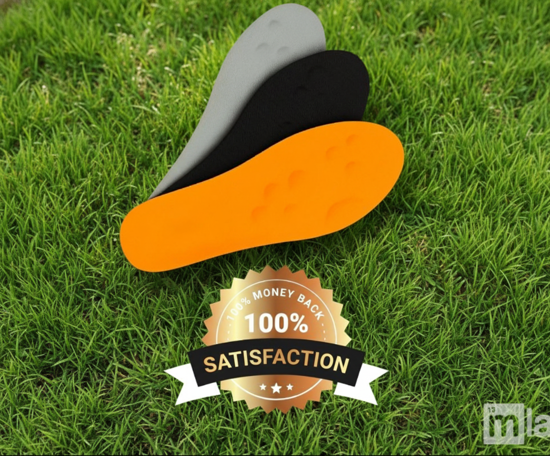 Massage Insoles with Arch Support – Lightweight Shoe Inserts for All-Day Comfort Align Body Relief