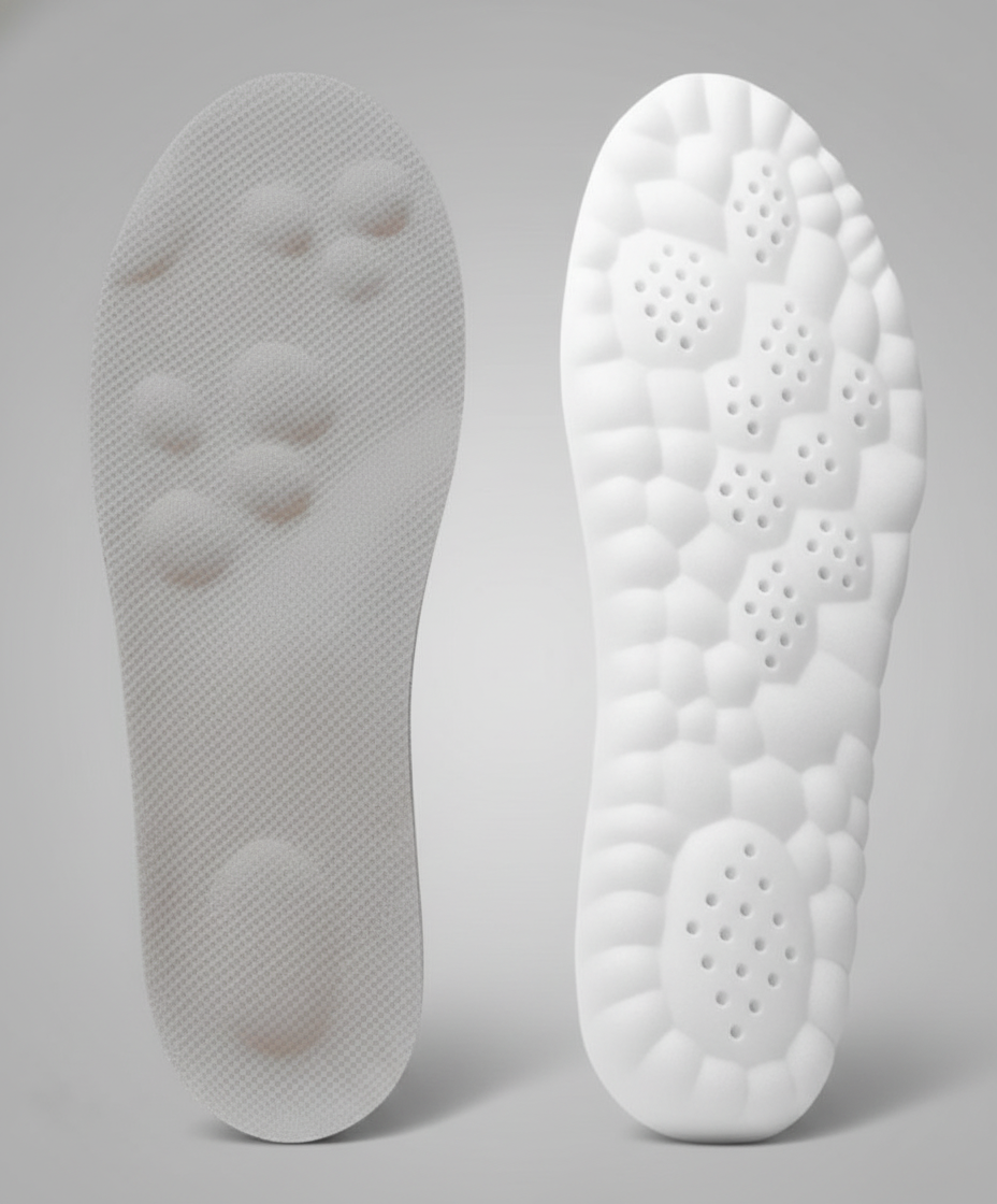 Massage Insoles with Arch Support – Lightweight Shoe Inserts for All-Day Comfort Align Body Relief