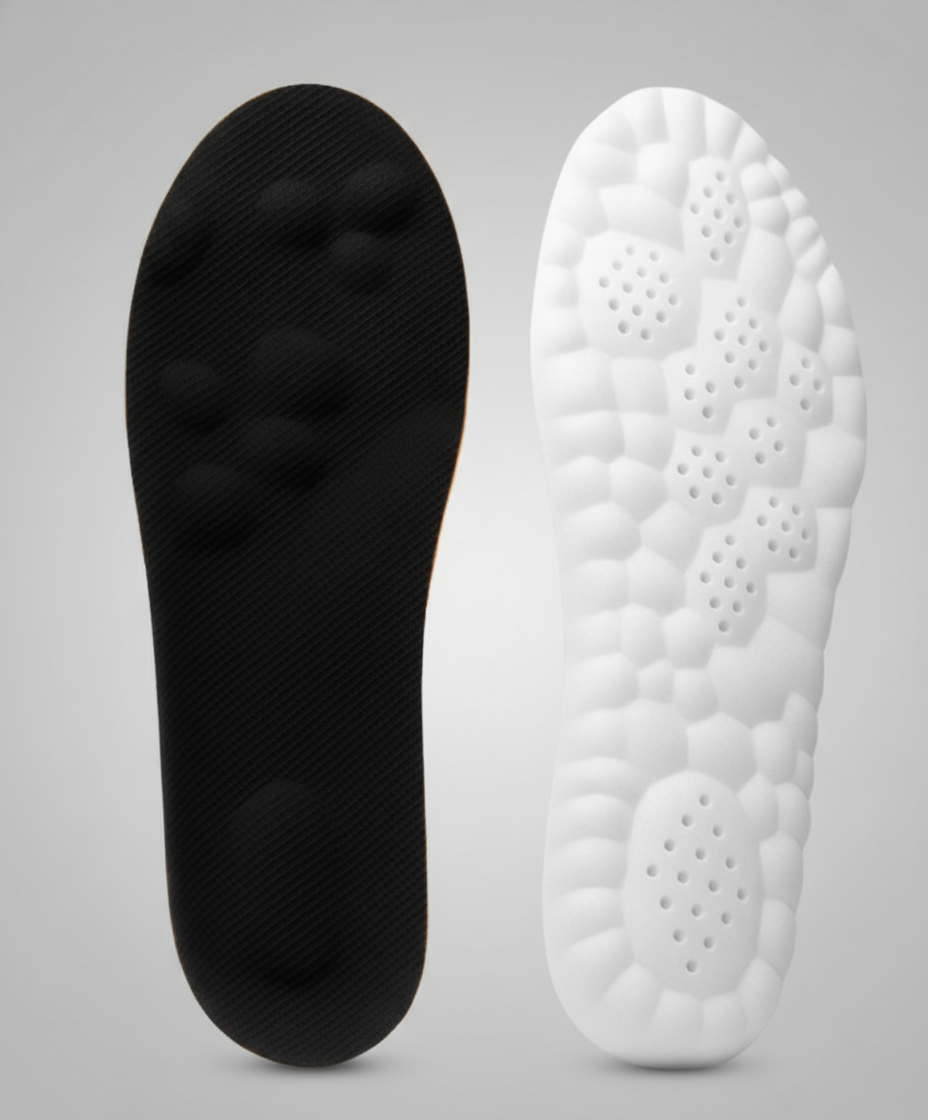 Massage Insoles with Arch Support – Lightweight Shoe Inserts for All-Day Comfort Align Body Relief