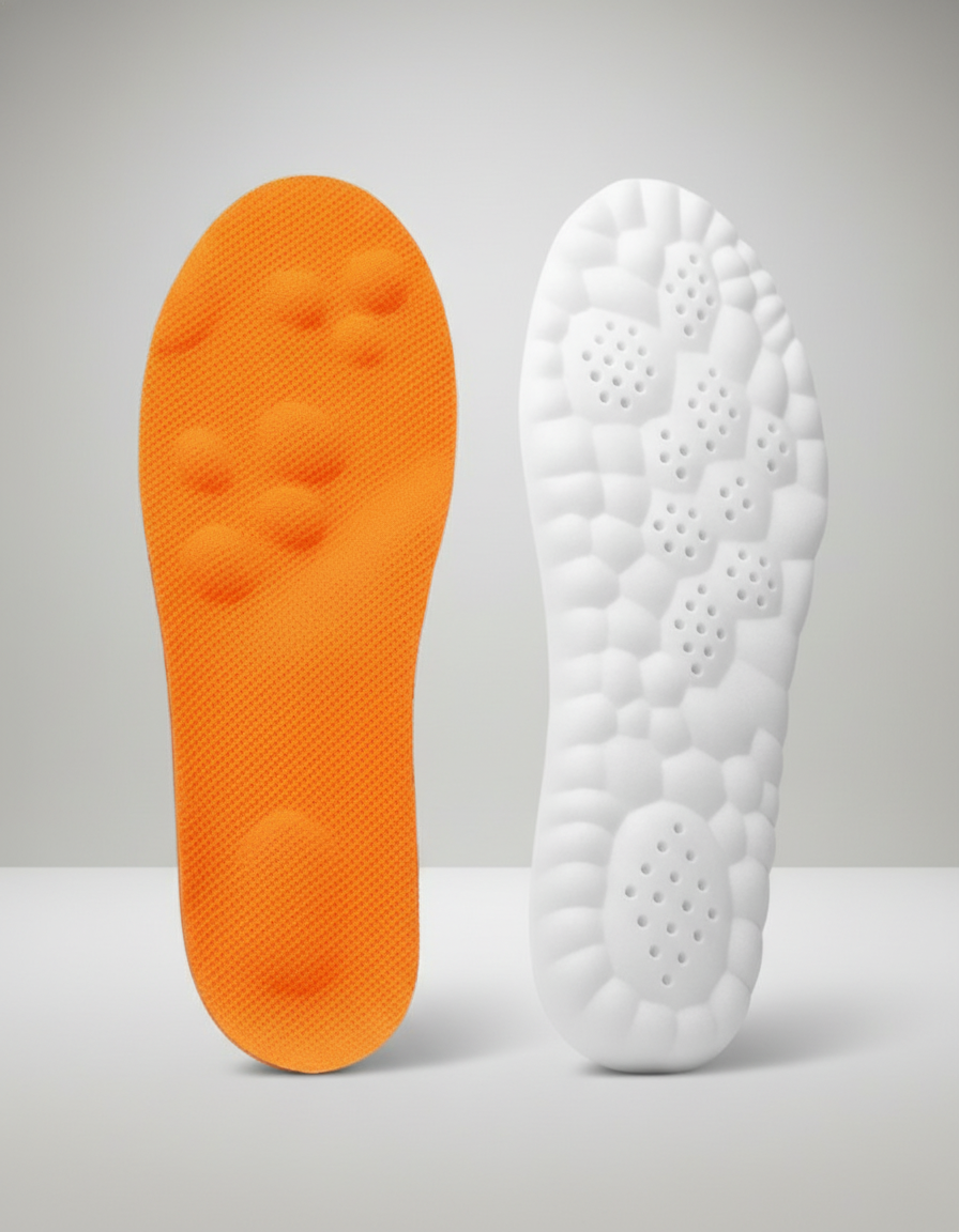 Massage Insoles with Arch Support – Lightweight Shoe Inserts for All-Day Comfort Align Body Relief