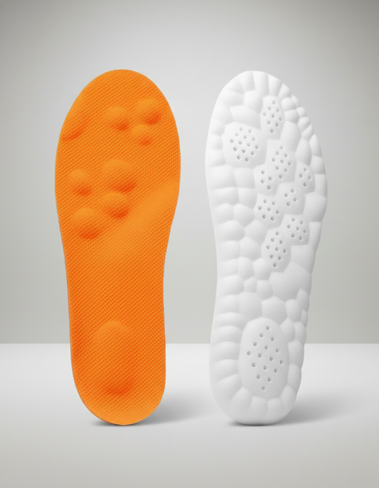 Massage Insoles with Arch Support – Lightweight Shoe Inserts for All-Day Comfort Align Body Relief
