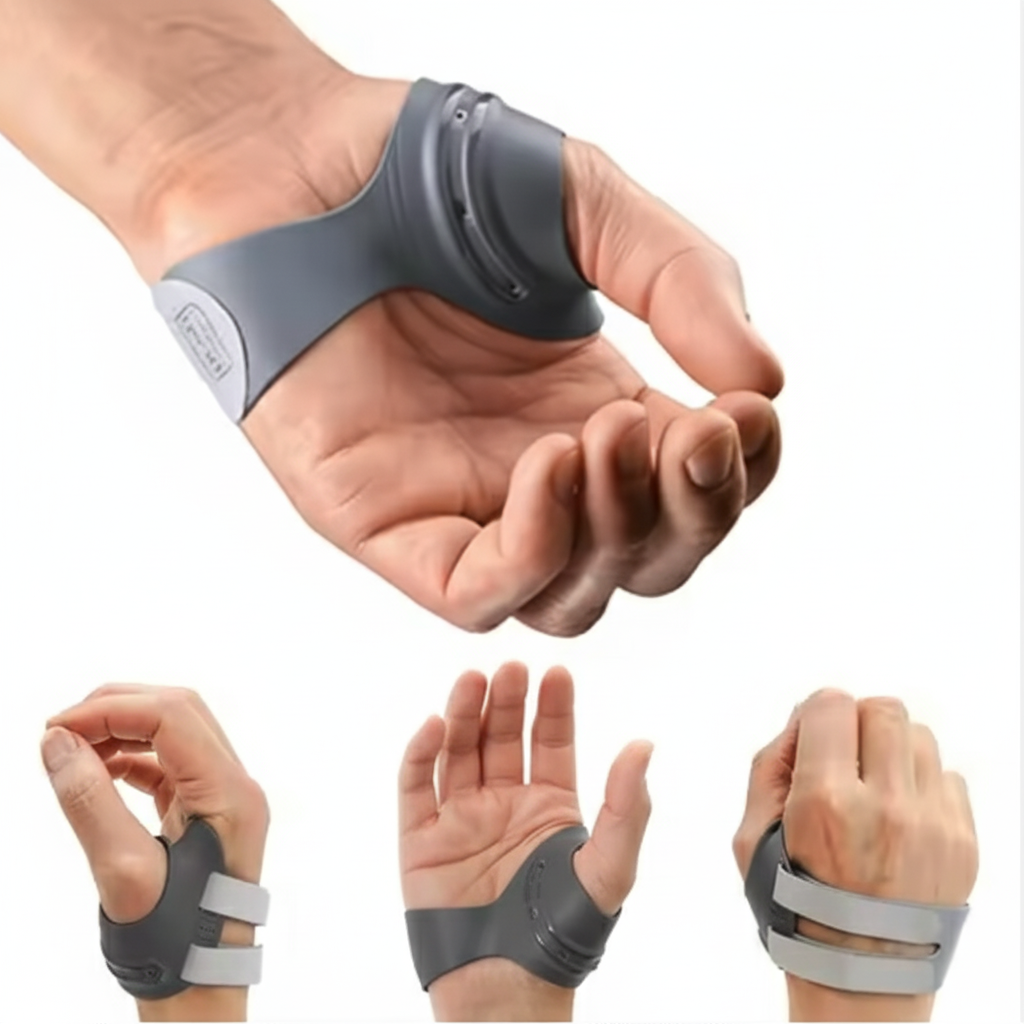 Adjustable CMC Thumb Brace – Comfortable Thermoplastic Support with Antimicrobial Design My Store